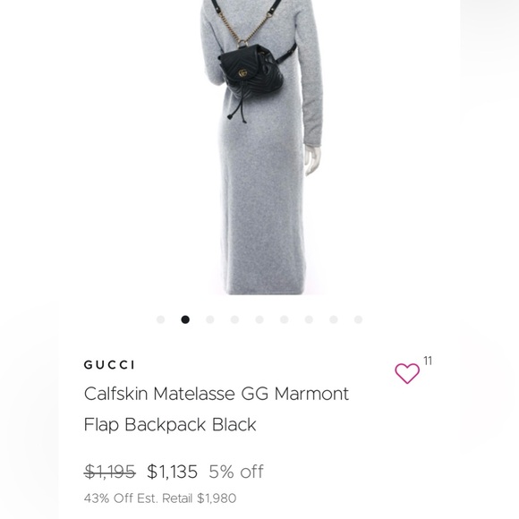 AUTHENTIC GUCCI Maltelasse GG - Picture 16 of 16